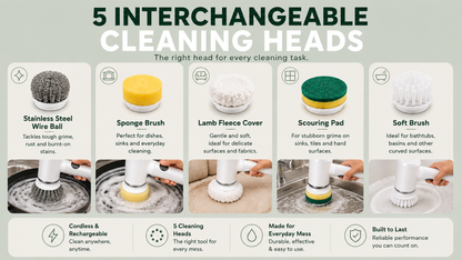 SPINLEY Cordless Power Scrubber